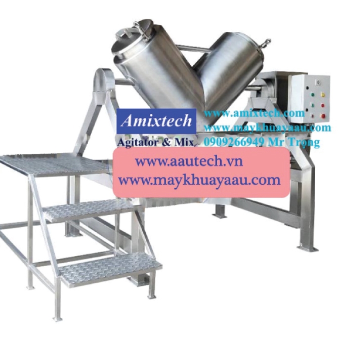 Máy Trộn Bột 200 Kg Chữ V