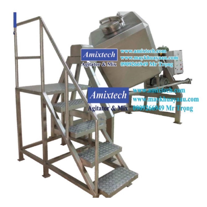 Máy Trộn Bột 500Kg Lập Phương