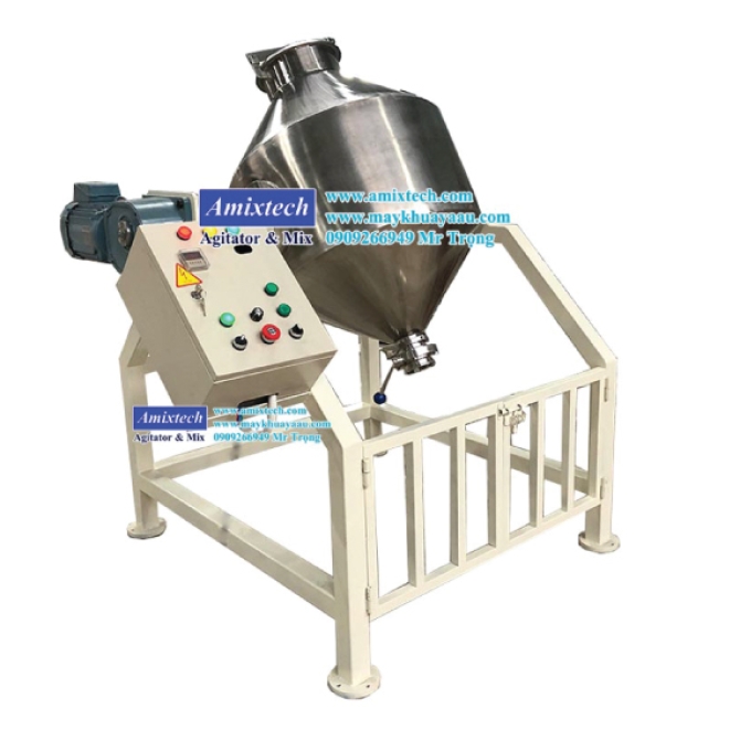 Máy Trộn Bột 100Kg Dạng Xoay