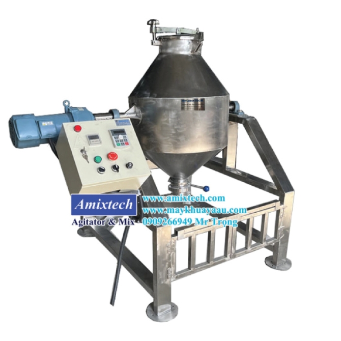 Máy Trộn Bột Dạng Trống Xoay