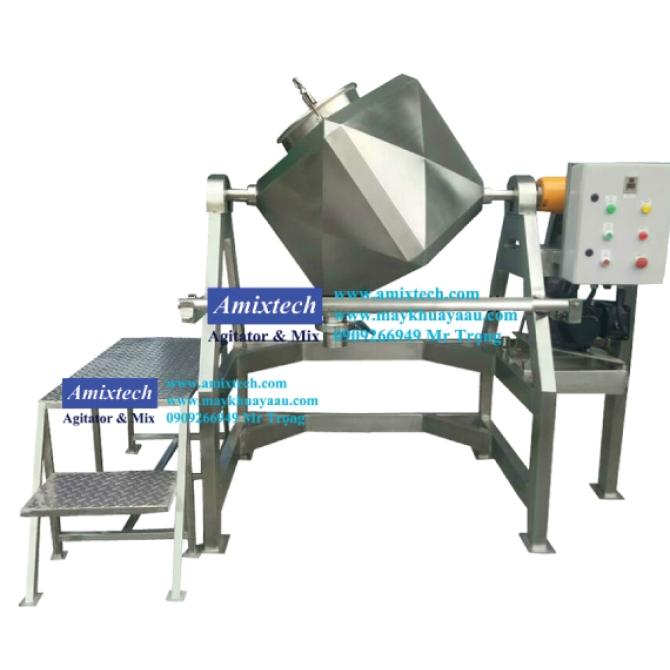 Máy Trộn Bột Thực Phẩm Lập Phương