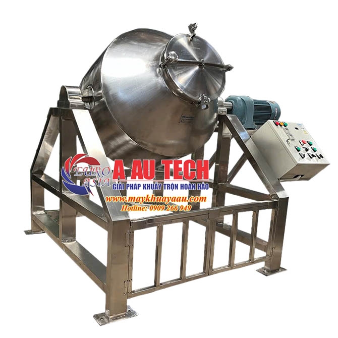Máy Trộn Bột Dạng Trống Xoay