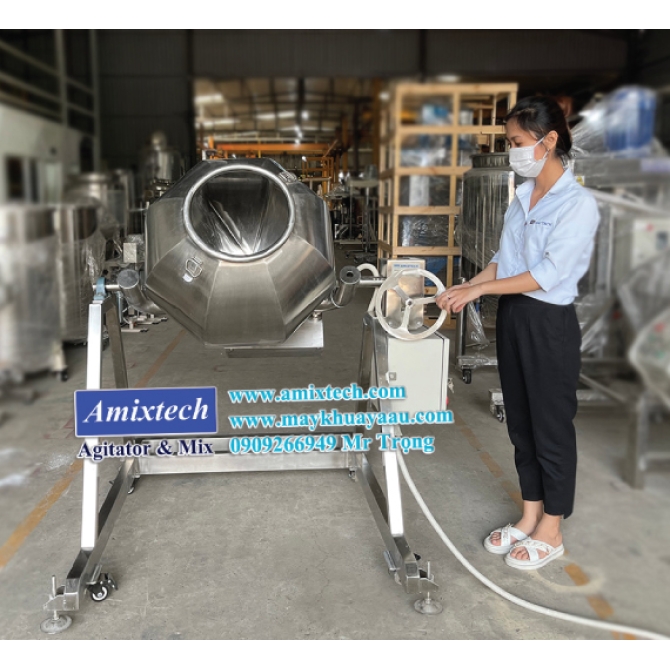 Máy Trộn Lồng Quay 30 kg