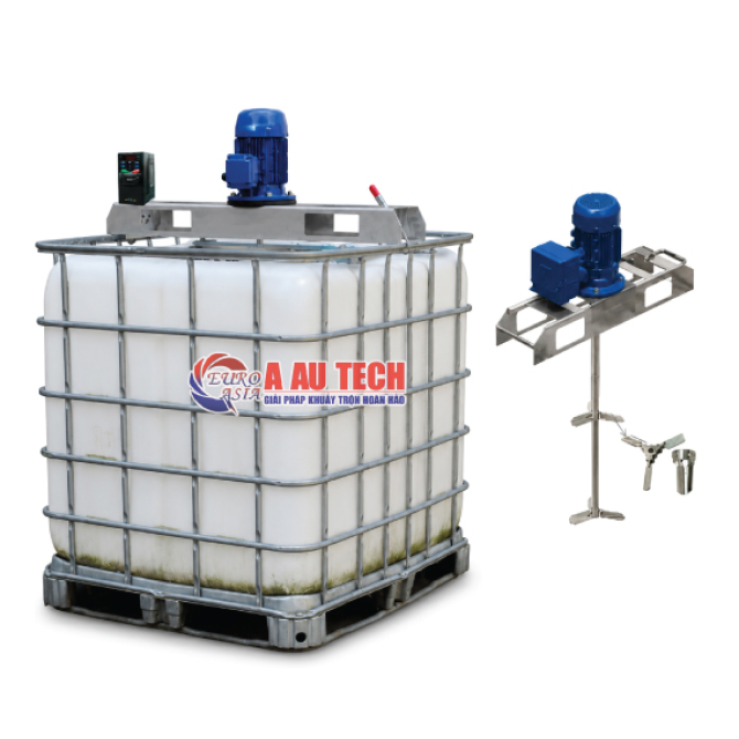 Máy Khuấy Keo 1000 Lít Thùng IBC 