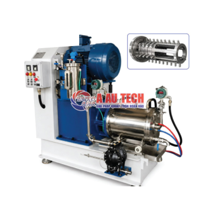 Máy Nghiền Ngang Đũa (Pin Type Bead Mill)