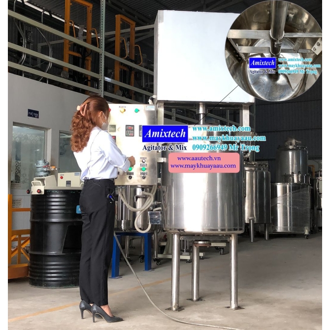Bồn Nhũ Hóa Mỹ Phẩm Có Cánh Quét