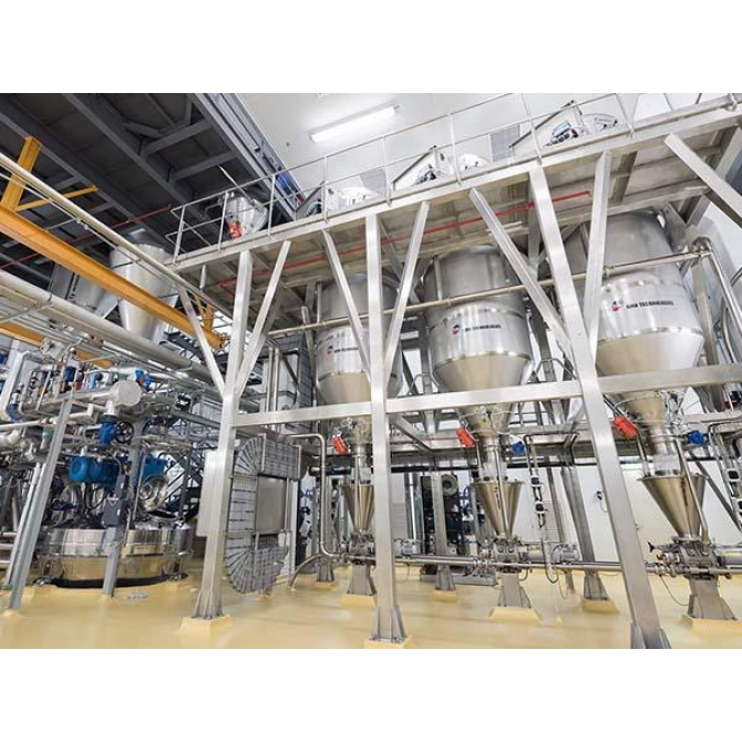 Silo chứa sữa bột