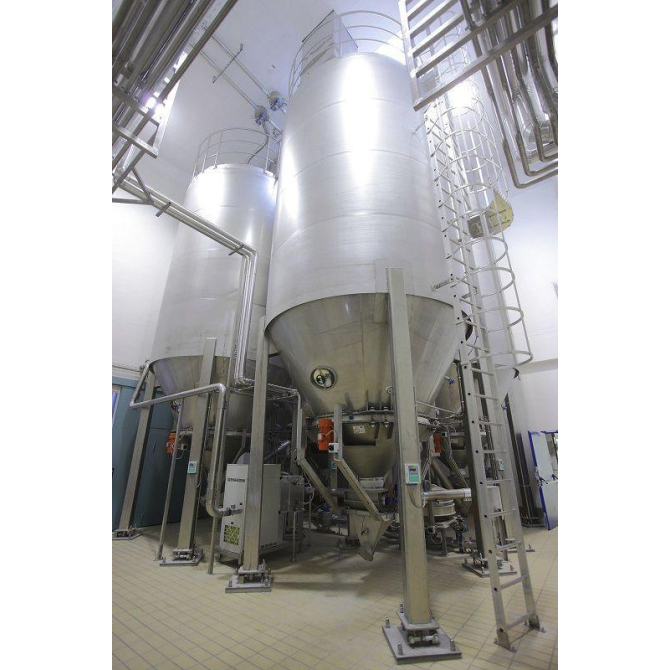 Silo chứa sữa bột