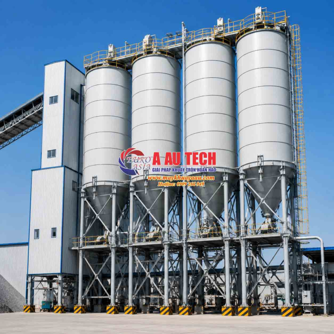 Silo chứa bột đá