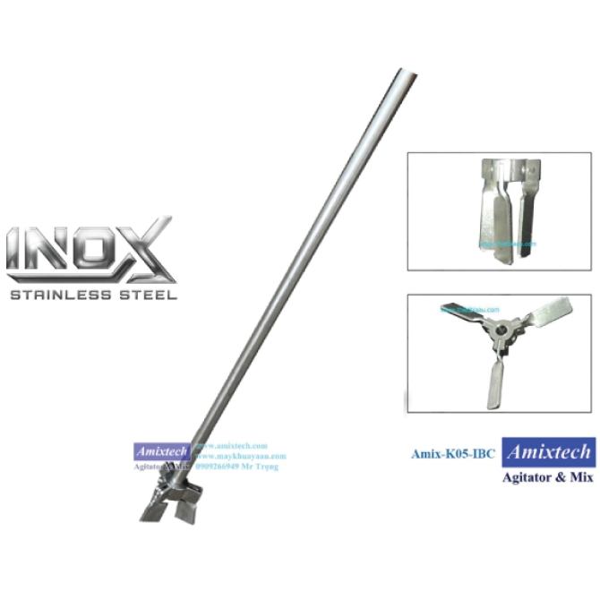 Trục Khuấy Inox Cánh Tự Bung AC-05