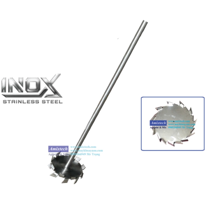 Trục Khuấy Inox Cánh Phân Tán AC-03